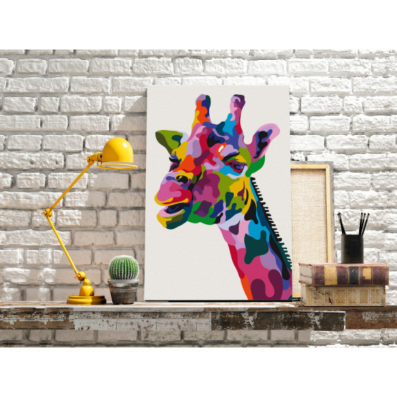 Pictatul pentru recreere Colourful Giraffe