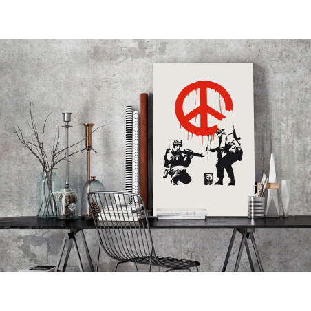 Pictatul pentru recreere Peace Sign 40 x 60 cm-01