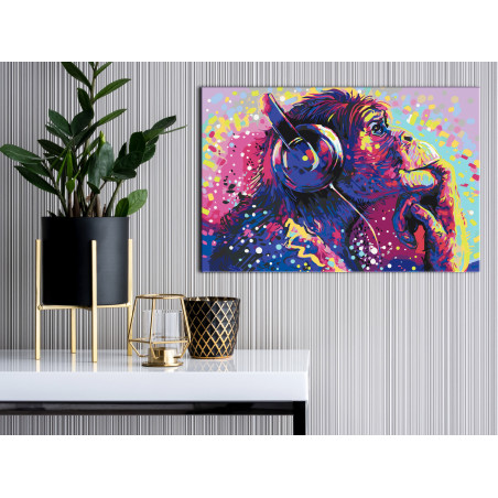 Pictatul pentru recreere Magic Chimpanzee  60 x 40 cm-01