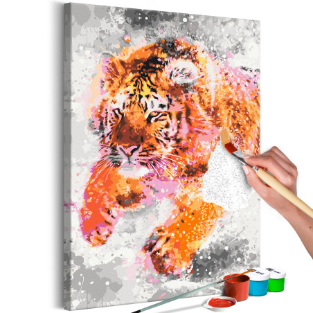 Pictatul pentru recreere Running Tiger 40 x 60 cm-01