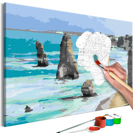 Pictatul pentru recreere Rocks in the Sea 60 x 40 cm-01