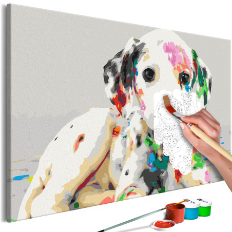 Pictatul pentru recreere Colourful Puppy 60 x 40 cm-01