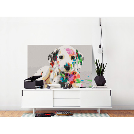 Pictatul pentru recreere Colourful Puppy 60 x 40 cm-01
