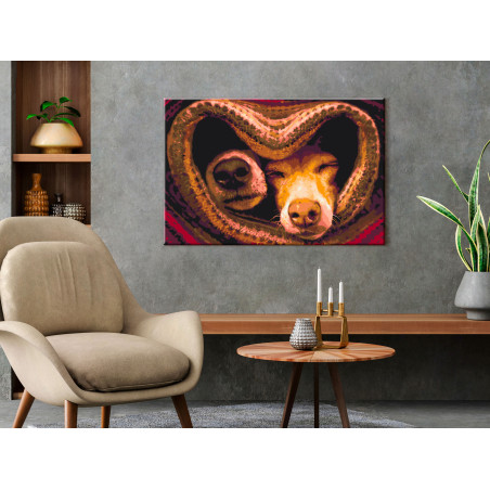 Pictatul pentru recreere Lovely Dogs 60 x 40 cm-01