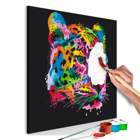 Pictatul pentru recreere Colourful Leopard