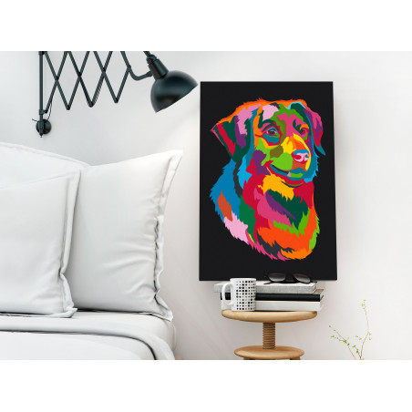 Pictatul pentru recreere Colourful Dog 40 x 60 cm-01