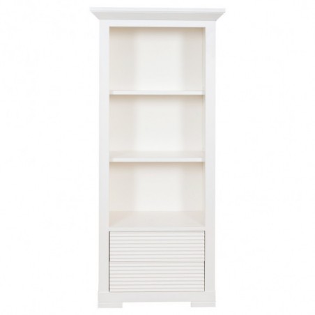 Biblioteca Mica Cu 2 Sertare Verona Bianco Alb, 65.4 Cm-01