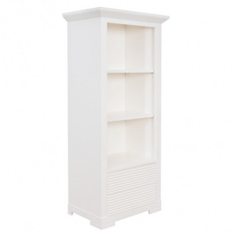 Biblioteca Mica Cu 2 Sertare Verona Bianco Alb, 65.4 Cm-01