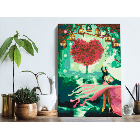 Pictatul pentru recreere Heart Tree 40 x 60 cm-01