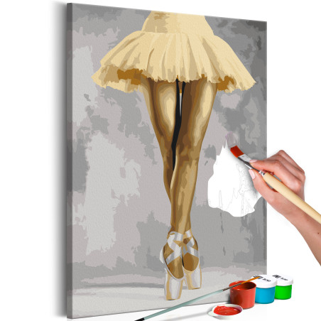 Pictatul pentru recreere Yellow Ballerina 40 x 60 cm-01