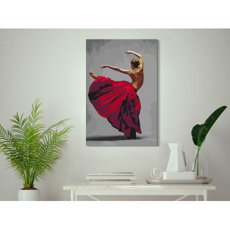 Pictatul pentru recreere Red Skirt 40 x 60 cm-01