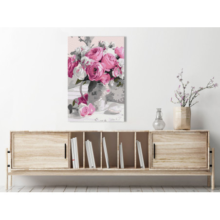 Pictatul pentru recreere Pink Bouquet 40 x 60 cm-01