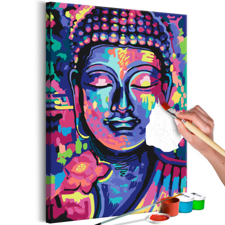 Pictatul pentru recreere Buddha's Crazy Colors 40 x 60 cm-01