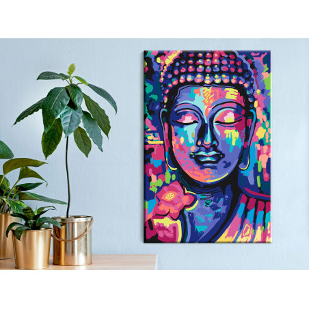 Pictatul pentru recreere Buddha's Crazy Colors 40 x 60 cm-01