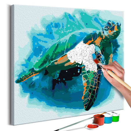Pictatul pentru recreere Turtle 40 x 40 cm-01