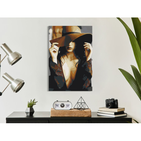 Pictatul pentru recreere Brown Hat 40 x 60 cm-01