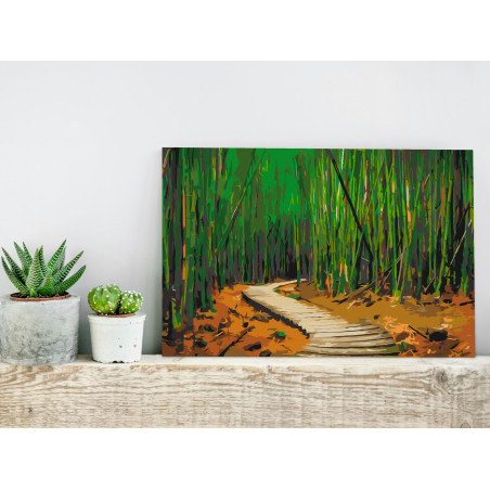 Pictatul pentru recreere Wooden Path 60 x 40 cm-01