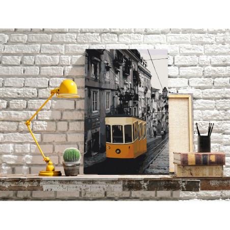 Pictatul pentru recreere Tram in Lisbon 40 x 60 cm-01