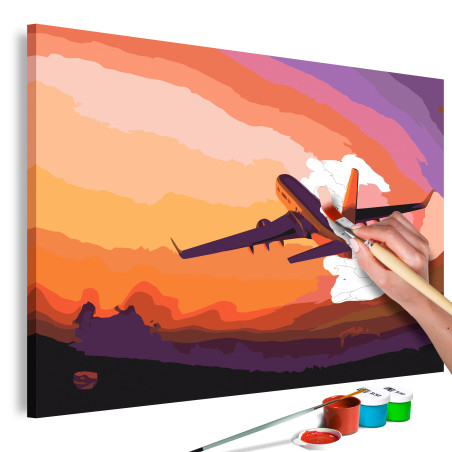Pictatul pentru recreere Plane in the Sky 60 x 40 cm-01