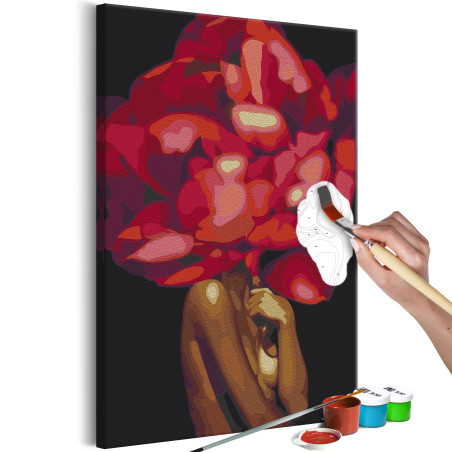 Pictatul pentru recreere Floral Head 40 x 60 cm-01