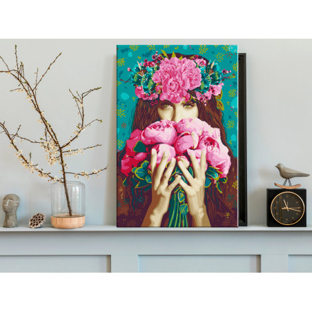 Pictatul pentru recreere Green-Eyed Woman 40 x 60 cm-01