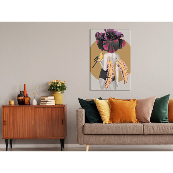 Pictatul pentru recreere parrot woman 40 x 60 cm