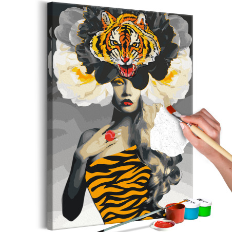 Pictatul pentru recreere Eye of the Tiger 40 x 60 cm-01