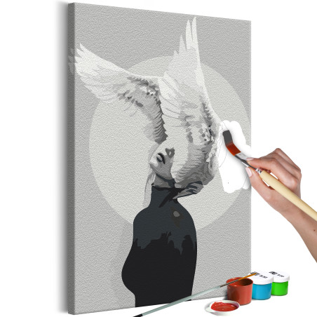 Pictatul pentru recreere Woman With Wings 40 x 60 cm-01