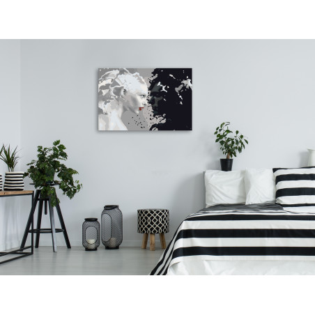 Pictatul pentru recreere Black & White 60 x 40 cm-01