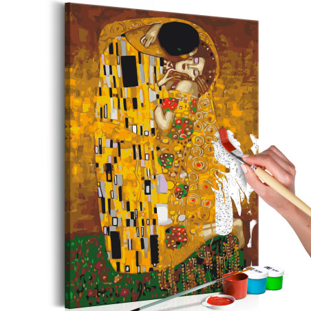 Pictatul pentru recreere Klimt: The Kiss 40 x 60 cm-01