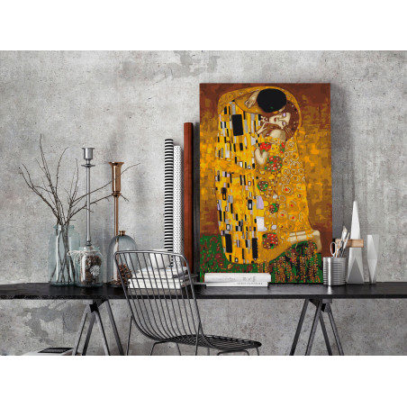 Pictatul pentru recreere Klimt: The Kiss 40 x 60 cm-01