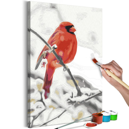 Pictatul pentru recreere Red Bird 40 x 60 cm-01