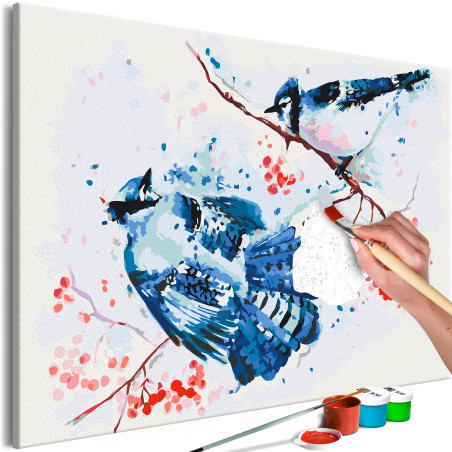 Pictatul pentru recreere Blue Birds 60 x 40 cm-01