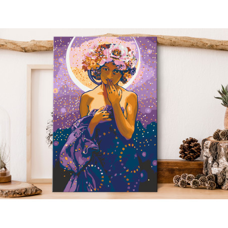 Pictatul pentru recreere Moon Woman 40 x 60 cm-01