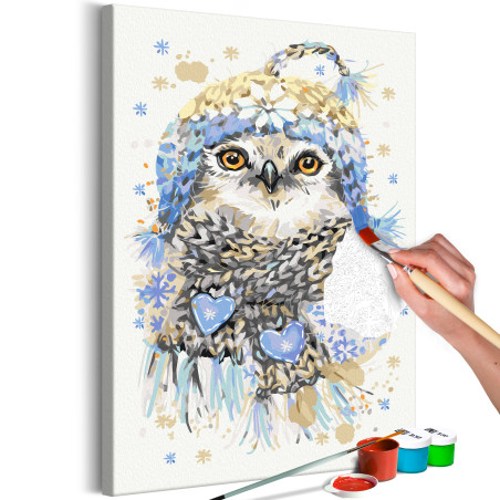 Pictatul pentru recreere Cold Owl 40 x 60 cm-01