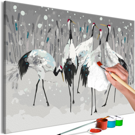 Pictatul pentru recreere Stork Family 60 x 40 cm-01