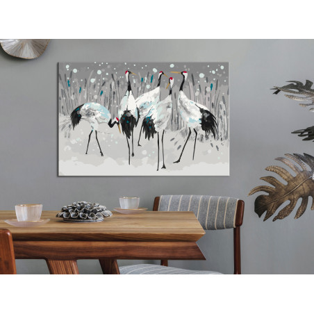 Pictatul pentru recreere Stork Family 60 x 40 cm-01