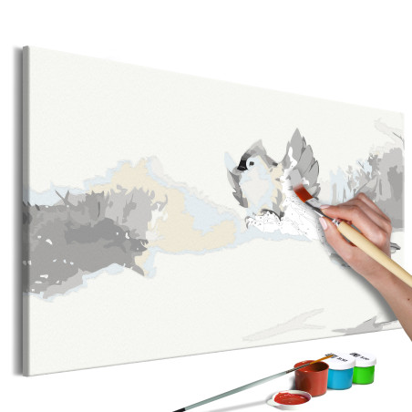 Pictatul pentru recreere Painted Birds 60 x 40 cm-01