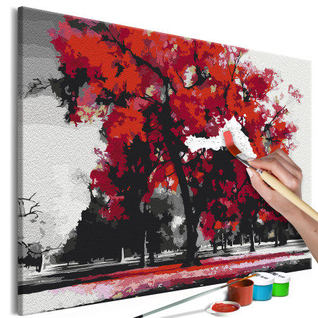 Pictatul pentru recreere Expressive Tree 60 x 40 cm-01