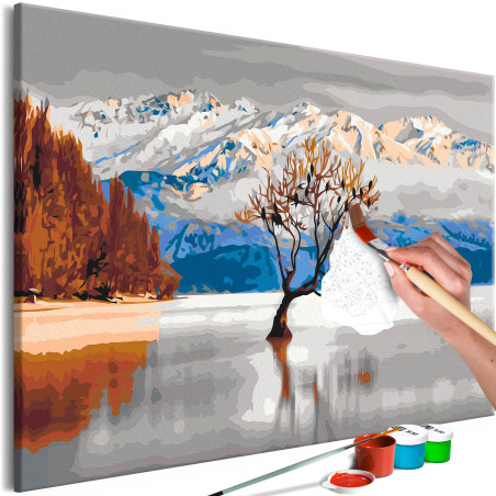 Pictatul pentru recreere Wanaka Lake 60 x 40 cm-01