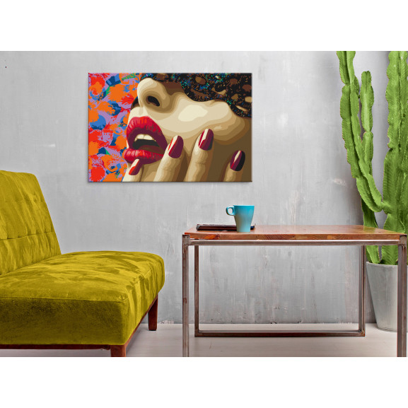 Pictatul pentru recreere Burgundy Lips