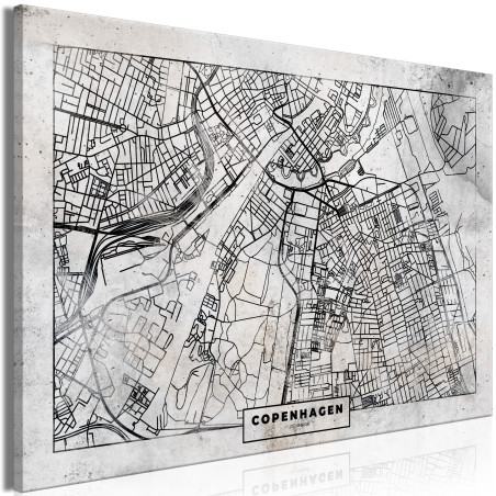 Tablou Copenhagen Plan (1 Part) Wide-01