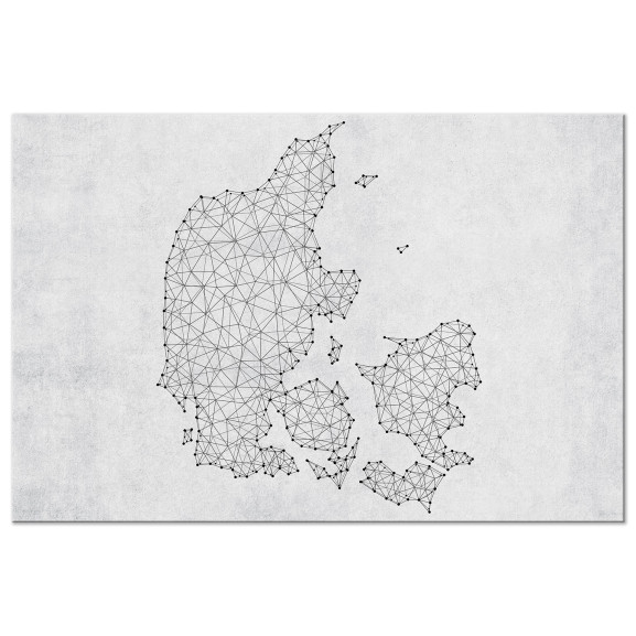 Tablou geometric land (1 part) wide