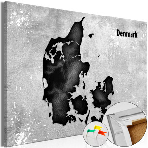 Tablou din plută Scandinavian Beauty [Cork Map]