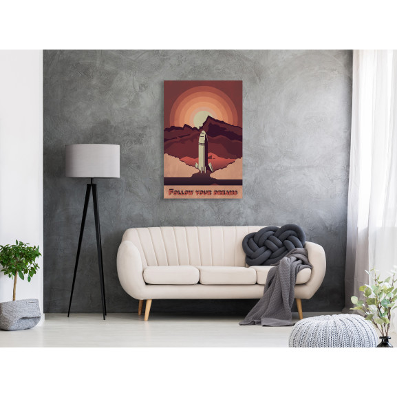 Tablou Space Flight (1 Part) Vertical 40 x 60 cm