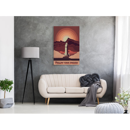 Tablou Space Flight (1 Part) Vertical 40 x 60 cm-01