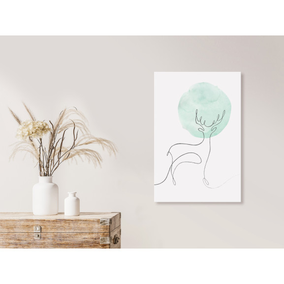 Tablou Lunar Line (1 Part) Vertical 40 x 60 cm