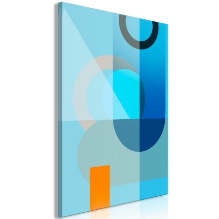 Tablou Blue Surface (1 Part) Vertical 40 x 60 cm-01