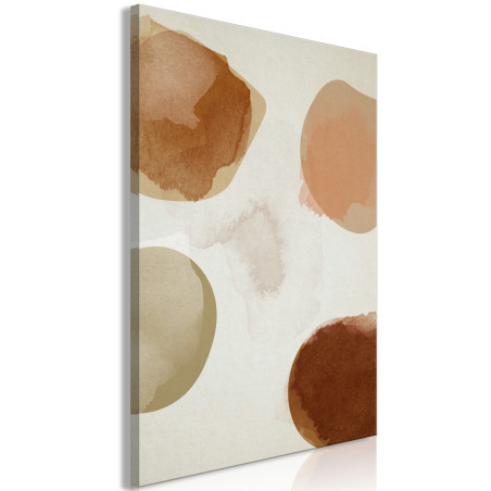 Tablou Beige Abstraction (1 Part) Vertical 40 x 60 cm-01