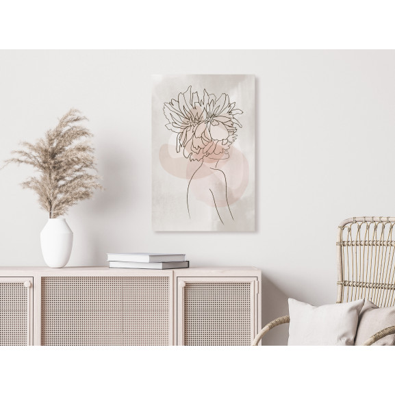 Tablou sophie's flowers (1 part) vertical 40 x 60 cm